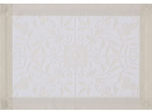 Le Jacquard Français 17863 Tischsets (2er Set) Venezia Ivoire 54X38 cm
