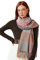 Chalier Fashion Damen Winter Schal Kariert übergroßer Quadratisch Deckenschal, Karo Tartan Streifen Plaid Muster XXL Oversized Fransen Poncho, Mischfarbe, Einheitsgröße