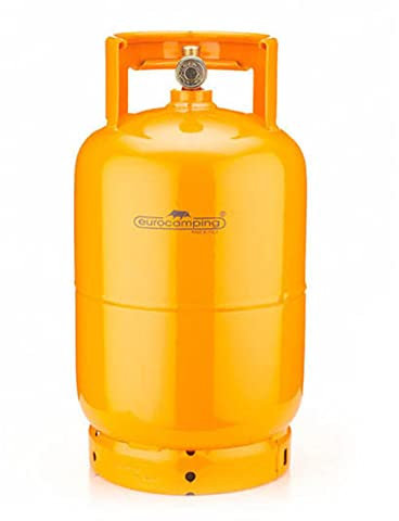 La zappa Bouteille de gaz propane GPL avec robinet et poignée pour barbecue et camping (5 kg)