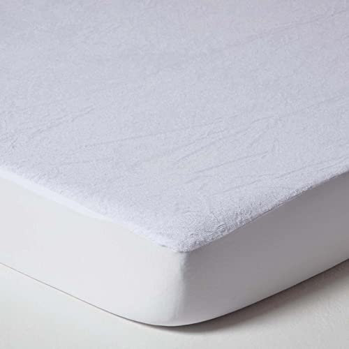 Homescapes 2er-Set wasserdichte Matratzenschoner Baby 60x120 cm, Frottee-Schonbezüge Babybett, hypoallergen & waschbar