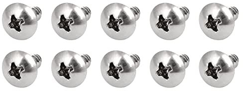 METALLIXITY Croce Autofilettante Viti (M4x10mm) 15pz 316 Acciaio Inox Autoperforante Vite - per Manutenzione Casa e Lavorazione Legno