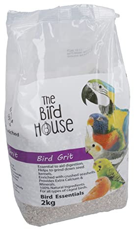 2KG Bird Grit With Ground Oyster Calcium & Mineral Help Aid Digestion Cage Litter
