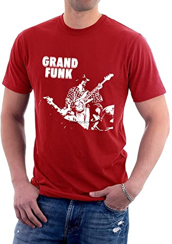 Grand Funk Railroad Album Band Logo Men's Fashion T-Shirt