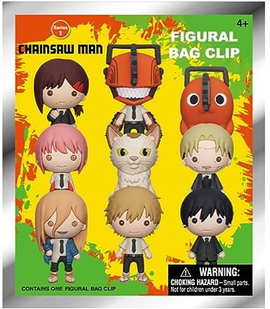 Chainsaw Man 3D Foam Bag Clip Series 1