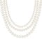 3-Schicht Perlenkette Damen Fake Perlenkette Herren Perlen Ketten Kurze Runde Perlen Runde Simulierte Muschelperlen Kette Choker Halskette Perfekte Hochzeit Braut Schmuck Accessoires für jeden Anlass