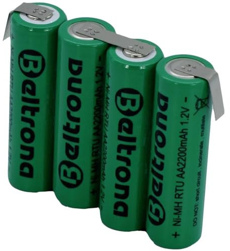Beltrona RTU4AAZ Akkupack 4X Mignon (AA) Z-Lötfahne NiMH 4.8 V 2200 mAh