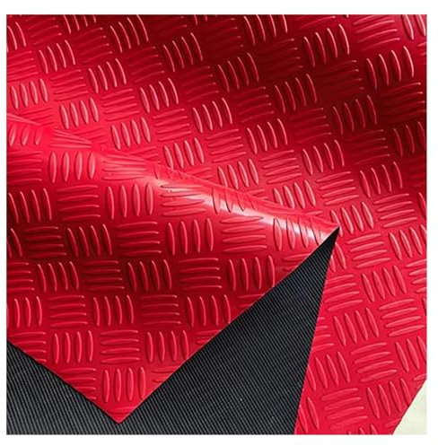 Camino/protector de piso Oxford multicolor de 3 mm de espesor, puede cortar esteras de goma con patrón de placa de acero, alfombrillas de goma adecuadas for pisos de garaje/decoración del hogar ( Colo