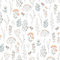 Papier Peint Floral,44.5×300cm Papier Peint à Décoller et à Coller Papier Contact Floral Pâle Papier Peint Amovible Autocollant Papier Peint Feuille de Fleur pour Armoires Murales Meubles