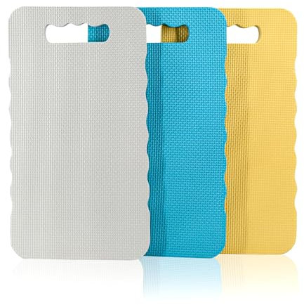 Garden Kneeling Pad 3PCS, Premium Large Kneeling Mat with Light Color Tone, Non-Slip Kneeling Pads Resists Water for Gardening, Yoga, House Clean, Repair Work