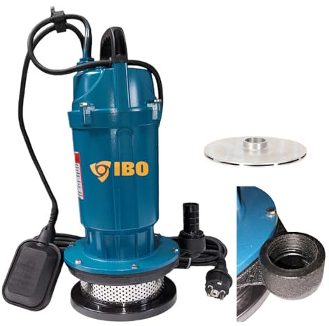 PAG Turbo GmbH - Hochdruck Tauchpumpe Wasserpumpe 3,5bar - 9000L/h - 0,75kW Zisternenpumpe WQX750