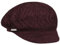 Seeberger Annelie Strick-Ballonmütze Damenmütze Ballonmütze Schirmmütze Schildmütze (One Size - Bordeaux)
