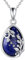 YFN Lapis Lazuli Halskette Damen 925 Sterling Silber Lapislazuli Anhänger Kette Lapis LazuliSchmuck Geschenk für Damen Herren