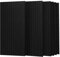 UMIACOUSTICS 6 Packs Acoustic Panel,47.2 x 23.6 Inches Decorative Sound Proof Panel for Office,Home Theater,Studio ,Black