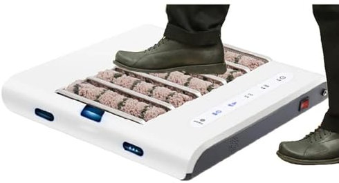 Sole Cleaning Machine, Fully Automatic Shoe Sole Cleaning Machine, 260RPM Rechargeable Automatic Induction Shoe Polisher, Waterless Shoe Cleaner, 1000PA Suction Quick Wipe in 5s, For Home, Office