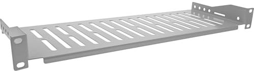 InLine Estante de 19, 150 mm, 10 kg, 1U, RAL 7035 Gris, 19114B