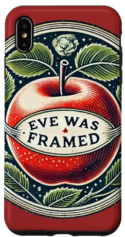 Eve was Gerahmte Art Biblical Adam und Eva und der Apfel Hülle für iPhone XS Max