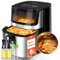 Taylor Swoden Freidora Aire 8 Litros Dual Blaze™ Air Fryer 2000W con Ventana, EvenlyCook, 10 Programas, 3 Modos, Panel Táctil, Interior Metálico, Apta para Lavavajillas, Con 2 dispensadores de vidrio
