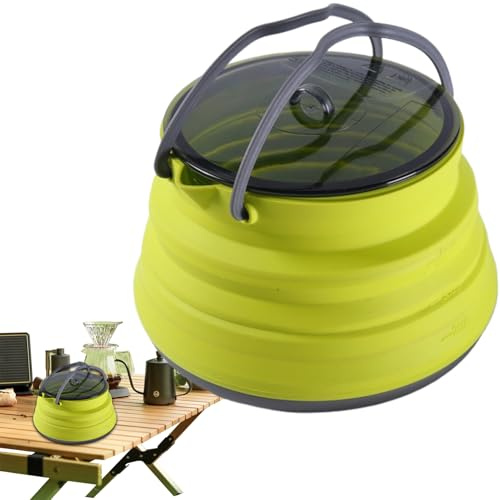 Bollitore da campeggio Bollitore pieghevole in silicone