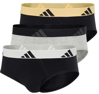 adidas Herren Brief (3 Pack) - Active Flex Cotton - Slip - Bequeme Unterwäsche