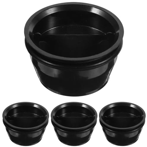 LIFKOME 4 Stück Abwasserkern Bodenablauf Rückflussverhinderung Mit Geruchsstop Für Dusche Bad Küche Waschküche Einfache Installation 1.97 X 1.97 X 1.38 in
