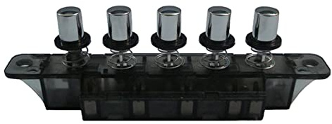 KAHDGSS 5-Tasten Schalter Für Dunstabzugshaube Universelles Zubehör Bedienfeld Controller 4 A 250 V AC 11 1 X 2 X 3 7 cm Ersatz Für Dunstabzugshaube
