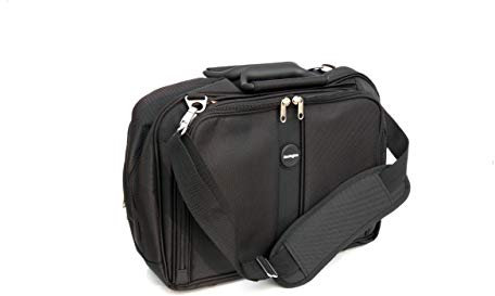 Kensington Contour 15,6 Zoll Topload Laptoptasche, ergonomische Cross Body-Tasche für 15.6 Zoll Geräte für bequemes Tragen über der Schulter, schwarz, 62220