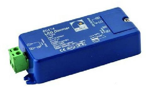 Rutec LED-Dimmer, Kunststoff, Blau, 37x95x20 mm