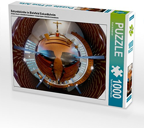 CALVENDO Puzzle Eckardskirche in Bielefeld Eckardtsheim | 1000 Teile Lege-Größe 64 x 48 cm Foto-Puzzle für glückliche Stunden