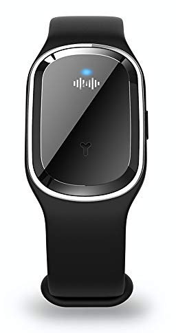 EBILUN Bracelet anti-moustiques à ultrasons pour le camping, l'escalade, la pêche - Noir