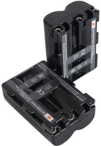 DSTE 2PCS NP-FM500H (2300mAh/7.4V) Li-Ion Battery Compatible for Sony A300, A350, A700, Alpha a58, Alpha a99