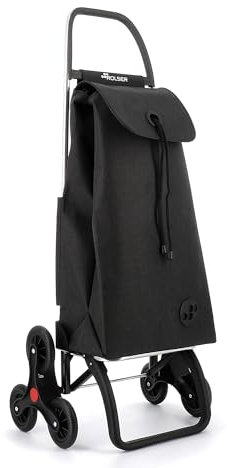 Carro Rolser I-MAX Tweed 6 Ruedas Sube Escaleras - Negro