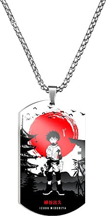 CLEEF Kette mit Anhänger My He-ro Academ-ia Halsketten Anime, Anime Schmuck Frauen und Teenager Geschenk-Multicolor 1||1 Piece