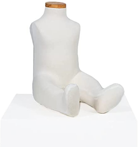Schaufensterpuppe Kind Kind Schaufensterpuppe Ganzkörper, Weißer Torso Kleiderform Baby-Kleiderständer Sitzende/stehende Schaufensterpuppe Puppe Mit Abnehmbarem Kopf, Shop Einzelhandel ( Size : 6 mont
