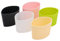 Hsthe Sea 5pcs Colorful Heat-Resistant Silicone Nonslip Coffee Cup Sleeve Reusable Glass Cup Sleeve Protector Cover
