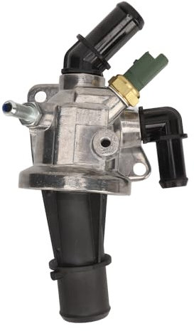 Miskall Kühlmittelthermostat, Thermostat Mit Gehäuse Und Sensor 6338022, Passend Für Opel Agila Combo Corsa Cc Meriva Tigra Twintop, Motorkühlmittelthermostat