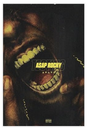 ASAP Rocky-Poster (3) Leinwand-Poster, Schlafzimmer-Dekor, Sportlandschaft, Büro, Raumdekoration, Geschenk, ungerahmt, 30 x 45 cm