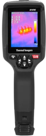 Irfora Wärmebildkamera, 120 x 90 IR-Auflösung, Handheld-Infrarot-Wärmebildkamera, 50 Hz Bildfrequenz, wiederauflaar, 32 GB Micro SD, 2 Meter Fallfestigkeit mit 2,8