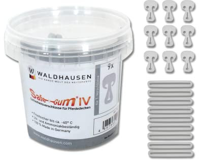 WALDHAUSEN Safe-Gum, 18er Set gemischt, 18 Stück, grau