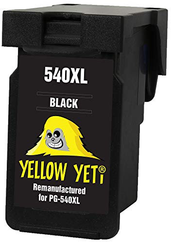 YELLOW YETI Ersatz für Canon PG-540XL PG-540 XL Druckerpatrone Schwarz kompatibel für Canon MG3250 MG3550 MG4250 MG3150 MX395 MX535 MG3650 MG2250 MG2150 MX525 MX475 MX435 MX375 MX455 MG4150
