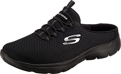 Skechers Damen Low-Top Sneaker Summits Swift Step, Frauen Sneakers,Slipper,Schlupfschuhe,Slip-ons,Skater,Low-top,weiblich,Schwarz,35 EU