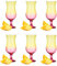 Glasmark Lot de 6 verres à cocktail de 480 ml - Couleur : rose