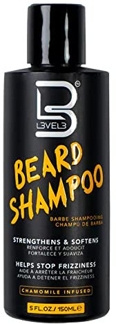L3 VEL3 Beard Champú para hombre de 5 onzas
