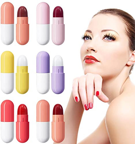 Richolyn -Lippenstift für Frauen | Matte Lippenstift-Sets für Frauen, Lippenstift-Set mit 24-Stunden-Aufbewahrung, langanhaltender -Lippenstift in Nude-Velours, pillenförmiger