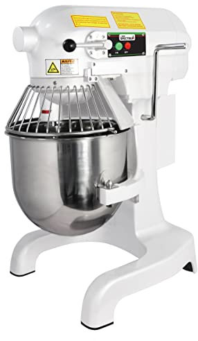 Winco 10 L White Commercial-Grade Planetary Mixer