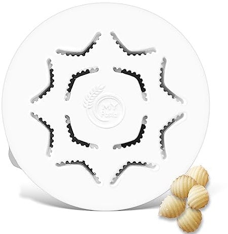 MY Pasta – Conchiglie Rigate S – Nudelmaschinen-Scheibenmatrizen | Advance Pasta-Scheibenmatrize für hausgemachte Pastamaschine, kompatibel mit Philips Pastamaschine Serie 7000 | Pastamaschine