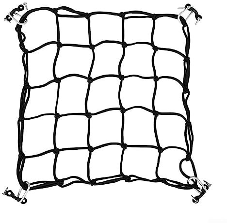 Kayak Deck Cargo Bungee Net With Pad Eyes Tapping Screws And Carabiner Hooks For Kayak Canoe Boat Pack Accessories