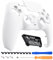 eXtremeRate Luna Coque Redessinée pour ps5 Manette, Coque de Remplacement pour ps5 Manette BDM-010/020/030/040, Façade avec Pavé Tactile pour ps5 Manette, Blanche Pur