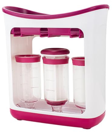 SUIOPPYUW Máquina envasadora de puré de frutas para PC, fondo antideslizante, fácil operación, fabricante de alimentos para bebés, que garantiza la preparación de comidas, a prueba de arañazos