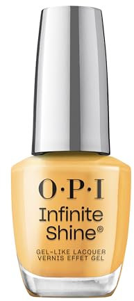 OPI Infinite Shine Ready, Sunset, Glow – vorgehärtete Gel-Technologie ohne UV-Lampe – bis zu 11 Tage Halt – langanhaltender, veganer Nagellack – extra breiter ProWide Pinsel für makellosen Auftrag