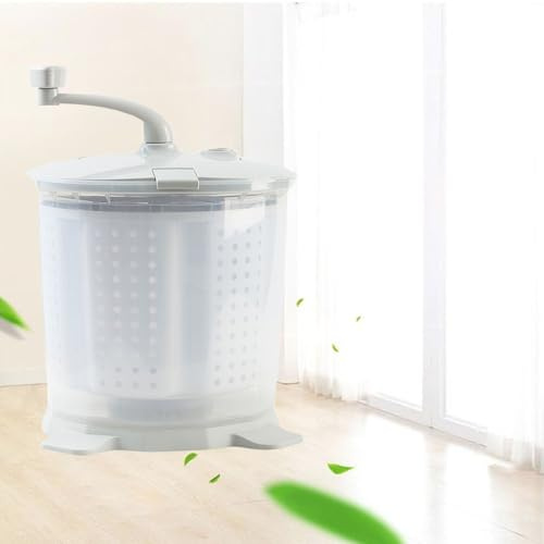 Tragbare Washing Machine 40x33cm Handbetriebene Waschmaschine Mit Ablaufkorb Mobile Kleine Waschmaschine Für Haushalt, Apartment, Hotel